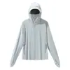 Ropa de Protección Solar de Seda de Hielo con Visera Negra de Goma de Cobertura Total M-XL para Hombres y Mujeres, Estilo Pareja, Cremallera YKK, Parche Físico de Alta Calidad