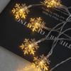 Fio de luzes de Natal luzes de floco de neve luzes de fio de cobre luzes de estrela luzes de decoração de árvore de Natal luzes LED fio de luzes luzes de decoração de quarto de feriado