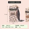 2026 Nuevo Monedero Vintage Estilo Europeo y Americano, Bolso Compacto, Llavero, Estuche para Audífonos, Bolsa para Labial, Mini Bolsa con Llavero