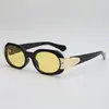 2025 Nuevas Gafas de Sol Ovaladas Pequeñas de Marco Ligero, Lujo Elegante de Gama Alta, Moda Trendy para Chicas Populares, Gafas de Sol