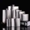 Cantil pequeno de aço inoxidável 4-18 oz tampa de metal conjunto de vinho garrafa de vinho portátil atacado gravação 2 taels 0,50kg 3