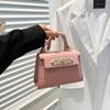 Bolsa de Mão Francesa 2025 Nova Bolsa Feminina Moda Simples Bolsa Transversal Moda Simples Bolsa Kelly Bolsa de Mão para Mulheres