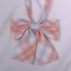 Corbata de Lazo JK Japonesa Uniforme de Estudiante Camisa Cuello Pequeño Flor Estilo Universitario Traje de Marinero Lazo Combinable Rojo Azul