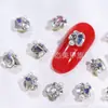 Manicure Nova Pilha Diamante Borboleta Retangular Octogonal Coração Torto Mini Pilha Diamante Acessórios de Decoração para Unhas