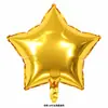 Balão de filme de alumínio balão de casamento balão de festa de aniversário balão de 18 polegadas folha de alumínio estrela de cinco pontas arranjo balão de cena atacado