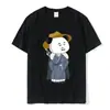 Camiseta de Seda de Leche con Estampado Divertido de Camarón, Versátil Camiseta de Manga Corta con Emoji Humorístico, Top de Verano