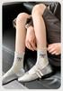 Calcetines Finos de Verano para Mujer Dropshipping, Transpirables, Absorbentes de Sudor, Anti-Olor, Calcetines Deportivos de Media Pantorrilla para Primavera y Verano