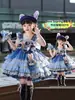 Vestido de Cosplay de Princesa Lolita de Oficial de Policía Judy de Zootopia para Niñas Vestido de Pastel Vestido Abullonado
