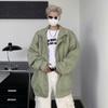 Jaqueta de camurça masculina outono novo design senso nicho top estilo americano marca de moda solta jaqueta de gola casual