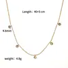 Colar de Aço Inoxidável com Franja Cravejada de Diamantes Estilo Ins, Sensação de Luxo Leve e Alto Padrão, Corrente para Clavícula de Zircônia, Colar Banhado a Ouro 18K que Não Desbota