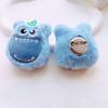 Broche Monstro de Cabelo Desenho Animado Japonês Fofo Monstro de Pelúcia Acessórios de Chaveiro para Mochila Escolar Boneca DIY Lenço Auxiliar Artesanal
