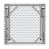 F68 mesa y silla para balcón exterior, mesa y silla para patio con sombrilla, combinación de mesa y silla plegable para ocio, juego de tres piezas de mesa para exterior