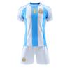 Uniforme de fútbol de la selección nacional argentina 24-25B, ropa para niños, uniforme de entrenamiento para adultos, camiseta de 16 yardas, talla 3XL