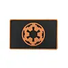 Brazalete de goma con velcro de PVC 3D, parche de goma, bolsa exterior Star Wars con lugar para insignia personalizada