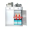 Gabinete Bajo de Acero Inoxidable Oficina Gabinete Multifuncional con Cajones Mesa de Noche Médica Debajo de la Mesa Gabinete Móvil de Acero Inoxidable con Cerradura