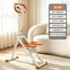Escalador Fitness Multifuncional Doméstico Esportes Internos Escalador Portátil Escalador Dobrável para Exercício Perda de Peso