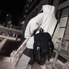 Mochila bandolera pequeña multiusos de estilo Harajuku japonés, estilo utilitario que combina con todo, para estudiantes, moderna, cool, distintiva, para pareja, para mujer