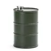 Frasco de Vino de Barril de Queroseno Acero Inoxidable 304 Barril de Gasolina Cilíndrico 375ml Gran Capacidad 750ml Frasco de Vino para Exteriores