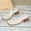 Sandalias de mujer transfronterizas europeas y americanas para el verano de 2026, zapatillas sin cordones de punta abierta para uso en exteriores, venta al por mayor en tallas grandes