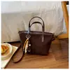 Comercio Exterior Transfronterizo Portátil Pequeño Bolso para Mujer Nuevo Estilo Retro Elegante Bolso Cubo Alta Apariencia Bolso de Hombro Cruzado de Moda