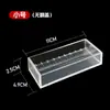 Caja de Pesca de Acrílico para Pesces Pequeños y Gobios con Rayas Blancas Transparentes Artículos Pequeños Pesca Salvaje Aspio Camping Caja de Observación de Arroyos Pequeños Escala de Observación de Peces