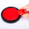 Tampón de Tinta Roja, Base Aceite, Tinta para Sello Secado Rápido Grande, Tinta para Sello Financiero Contable Portátil Pequeño y Mediano