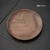 Posavasos de Nogal Negro, Posavasos de Madera Maciza, Mariposa Refrescante, Base Aislante de Taza de Té de Gama Alta, Accesorios para Ceremonia del Té, Venta al por Mayor por Fabricante
