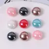 Brincos de Pérola Falsa Solta Meio Furo Cintura Alta Pão Cozido Concha Imitação Brilhante Alto Brilho 12mm Acessórios para Joias DIY Femininas Atacado
