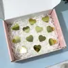 Adesivos de Folha de Ouro Transfronteiriços, Adesivos Dourados de Coração Agradecimento, Embalagem de Presente Decorativa, Etiquetas Coloridas para Fechamento de Envelopes