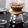 Cafetera de Preparación Manual Cafetera Nube Cafetera de Vidrio de Borosilicato Alto Taza de Extracción Resistente a Altas Temperaturas Cafetera de Goteo para Compartir Estilo Americano