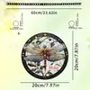 Decorações de Janela Coloridas Vibrantes Dança da Borboleta de Primavera Nova Transfronteiriça Filme Acrílico Colorido 2D Decorações de Varanda Adereços