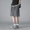Shorts de Verano Finos de Seda de Hielo que Aumentan la Altura Versátiles para Hombre de Cinco Puntos de Seda de Hielo Refrescantes de Secado Rápido Juveniles Casuales