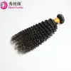 Pelucas Transfronterizas Europeas y Americanas, Extensiones de Cabello Indio, Productos de Cabello Virgen Indio Rizado Kinky