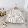 Suéter de estilo extranjero para niña 0-5 años otoño Ropa infantil de Corea del Sur moda bebé niña top de punto con manga abullonada tendencia AY636