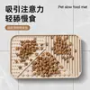 Tapete Alimentador Lento de Silicone Três em Um Tapete Alimentador Lento para Pets com Ventosa na Parte Inferior para Evitar Tombamento, Tapete Alimentador Lento de Silicone Anti-Engasgo para Gatos e Cachorros