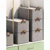 Caja de Almacenamiento Catiónica con Marco de Acero Gran Capacidad Caja de Almacenamiento para Ropa sin Divisiones Soporte Plegable Caja de Almacenamiento para Organizar