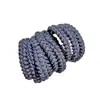 Corda de Cabelo Trançada Twist Marrom Leitoso Elástico Simples de Alta Elasticidade Corda de Cabelo Trançada Bicolor Acessórios Básicos de Cabelo