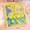 Regalos para Niños, Lindos Sets de Papelería de Dibujos Animados, Material Escolar, Premios para Estudiantes de Primaria, Cajas de Regalo de Papelería para Jardín de Infancia
