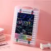 Nuevos Bolígrafos de Brillo Doble Color, Marcadores Doble Color Dibujo a Mano para Niños, Bolígrafos de Brillo Perlado Audaces de Punta Suave que No se Desvanecen