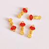 Xiangyun Ruyi Fu Carácter Pequeño Ruyi Colgante Accesorios DIY Joyería Hecha a Mano Pulsera Pulsera Collar Colgante Accesorios
