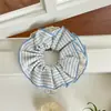 Goma para el Cabello de Encaje a Cuadros Estilo Coreano, Accesorio para Moño Deshecho, Cuerda para el Cabello, Elástico Dulce para el Cabello