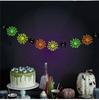 Nova Bandeira de Letras Fluorescentes de Halloween Banner Luminoso para Decoração de Festa Festival Fantasma Bar Flor