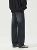 Ropa para Hombre Maple House / Nueva Colección Primavera/Otoño 2026: Pantalones vaqueros de corte recto, holgado, estilo vintage desgastado para hombre, pantalones largos de alta costura