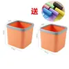 Papelera de escritorio con aro prensador, cubo de almacenamiento para mesita de noche, papelera, cubo de basura doméstico para encimera de mesa de sala de estar