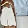 Pantalones blancos balloon para mujer, con un corte tridimensional, diseño nítido y elegante, de cintura alta, adelgazantes, relajados, estilo workwear, pantalones cropped