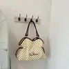 Bolso de Tela de Lunares para Mujer 2026 Nuevo de Moda Tendencia Estudiante Fiesta Clase Viaje Diario Bolso Tote Gran Capacidad Bolso de Hombro