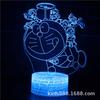 Jingle Cat série 3D luz noturna LED toque colorido Doraemon candeeiro de mesa USB criativo presente de Dia dos Namorados