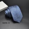 Formal para Hombre Negocios 8cm Trabajo Coreano Rayado Masculino Profesional Británico Color Sólido Novio Boda Sarga Poliéster