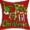 Funda de almohada ambiente de vacaciones de Navidad artículos para el hogar cojín de sofá de sala de estar cojín lumbar decoración navideña almohada venta al por mayor