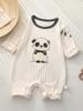 Roupas de bebê verão manga comprida Harper recém-nascido meninos e meninas Baby Jayshirt fina escalada roupas pijamas saindo roupas de verão